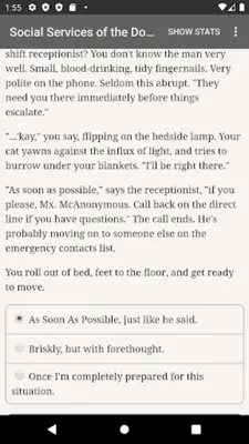 Social Services of the Doomed android App screenshot 4